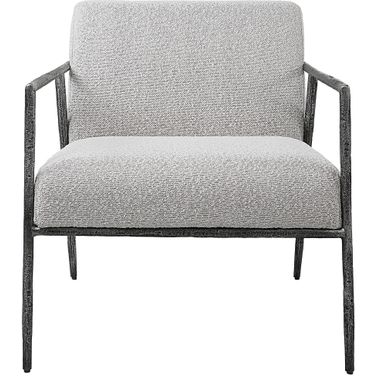 Uttermost Brisbane Light Gray Accent Chair
