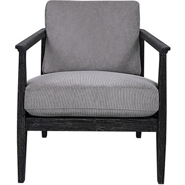 Uttermost Brunei Modern Gray Accent Chair