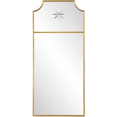 Uttermost Caddington Tall Brass Mirror