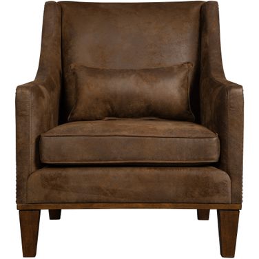 Uttermost Clay Leather Armchair