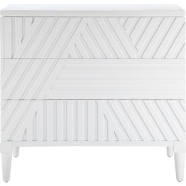 Uttermost Colby White Drawer Chest