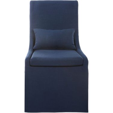 Uttermost Coley Denim Armless Chair