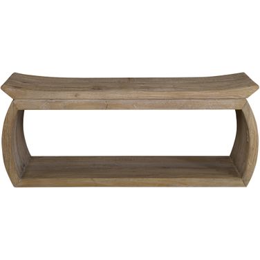 Uttermost Connor Reclaimed Wood Bench