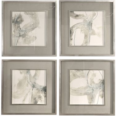 Uttermost Divination Abstract Art Set Of 4