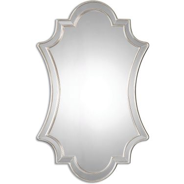 Uttermost Elara Antiqued Silver Wall Mirror