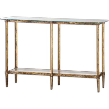 Uttermost Elenio Glass Console Table