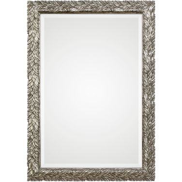 Uttermost Evelina Silver Leaves Mirror