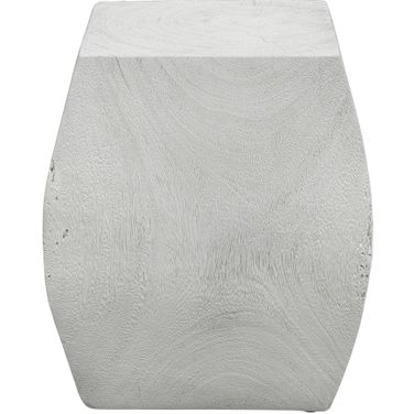 Uttermost Grove Ivory Wooden Accent Stool