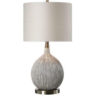 Uttermost Hedera Textured Ivory Table Lamp