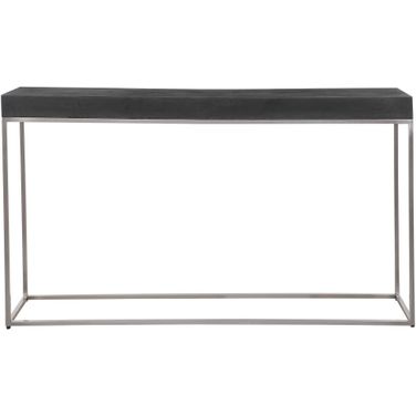 Uttermost Jase Black Concrete Console Table