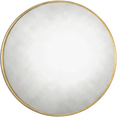 Uttermost Junius Round Gold Mirror
