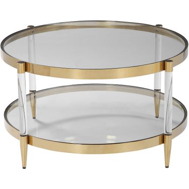 Uttermost Kellen Glass Coffee Table