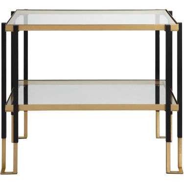 Uttermost Kentmore Glass Side Table