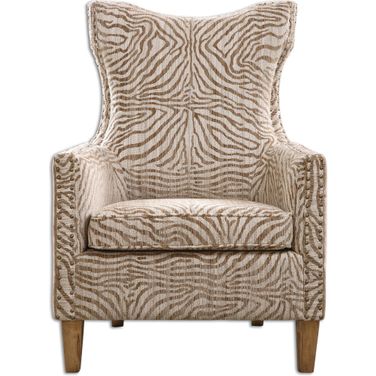 Uttermost Kiango Animal Pattern Armchair
