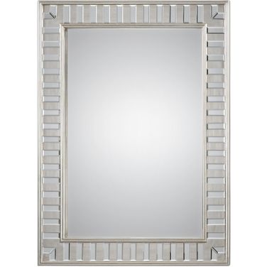Uttermost Lanester Silver Leaf Mirror