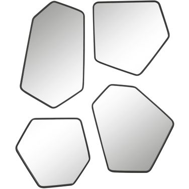 Uttermost Linneah Black Mirrors Set Of 4