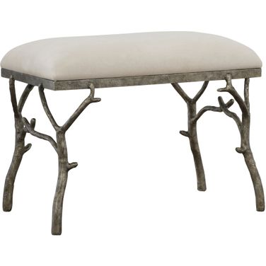 Uttermost Lismore Small Fabric Bench