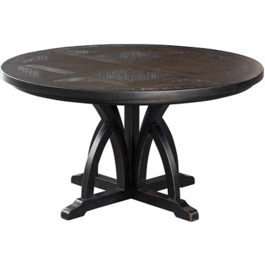Uttermost Maiva Round Black Dining Table