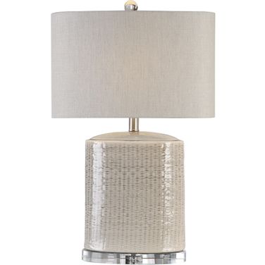 Uttermost Modica Taupe Ceramic Lamp