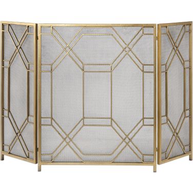 Uttermost Rosen Gold Fireplace Screen