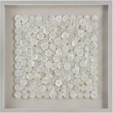 Uttermost Roxas Capiz Shell Shadow Box