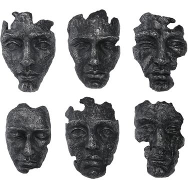 Uttermost Self-Portrait Metallic Wall Decor Set Of 6