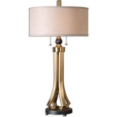 Uttermost Selvino Brushed Brass Table Lamp