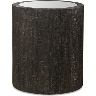 Uttermost Sequoia Mirrored Drum Table