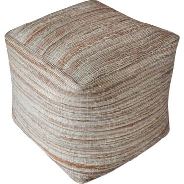 Uttermost Shiro Beige Pouf