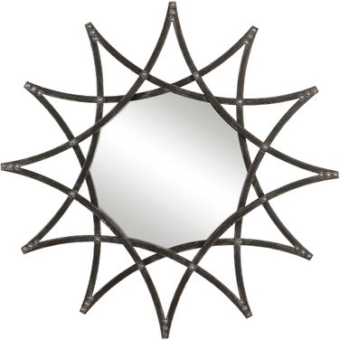 Uttermost Solaris Iron Star Mirror