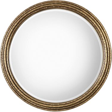 Uttermost Spera Round Gold Mirror