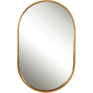Uttermost Varina Minimalist Gold Oval Mirror