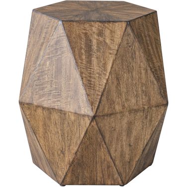 Uttermost Volker Honey Geometric Accent Table