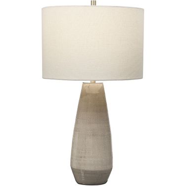 Uttermost Volterra Taupe-Gray Table Lamp