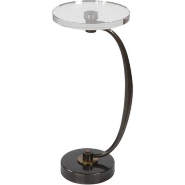 Uttermost Waveney Bronze Drink Table