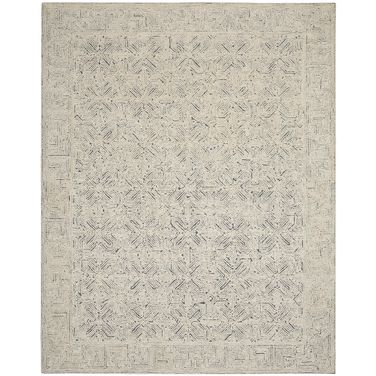 Vail 8'3" x 11'6" Indoor Rug In Ivory and Navy