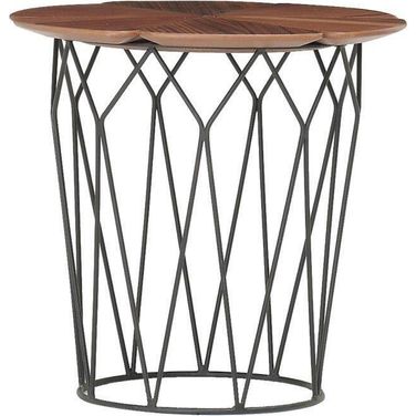 Valente Side Coffee Table In Brown