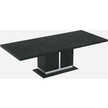 Valentina Grey Rectangular Extendable Dining Table