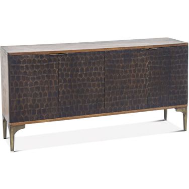 Vallarta 66 Inch Sideboard with Mango Wood In Two Tone