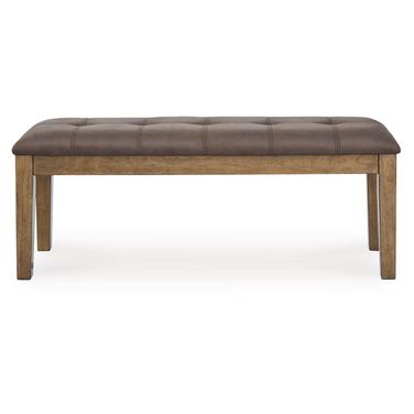 Vallister 50 Inch Dining Bench In Light Brown
