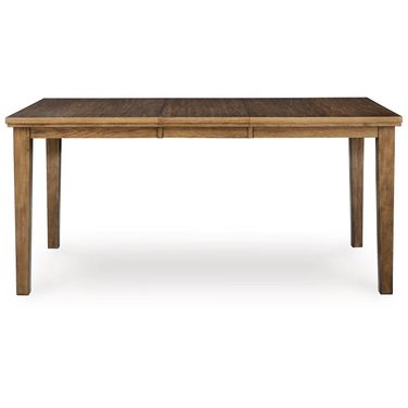 Vallister Counter Height Dining Extension Table In Light Brown