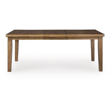 Vallister Dining Extension Table In Light Brown