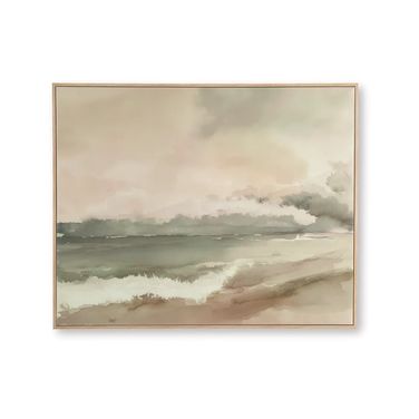 Vallus Wall Art In Blush and Green