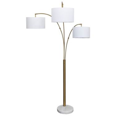 Valo Metal Arc Lamp In Gold