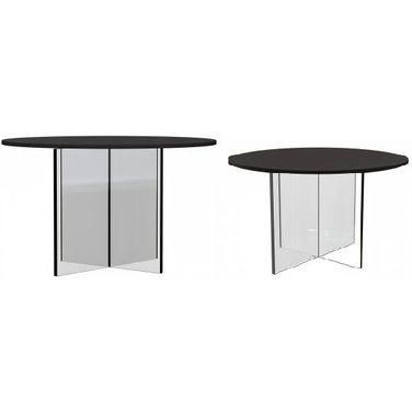 Valore Acrylic Occasional Table Set In Black