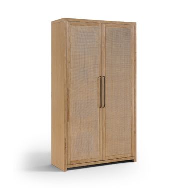 Vana Solid Wood Storage Cabinet In Natural
