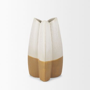 Vania Small Ceramic Vase In White