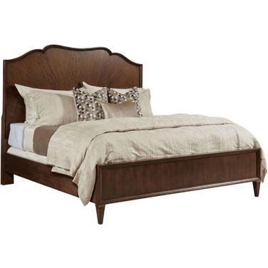Vantage Warm Brown Carlisle Queen Panel Bed