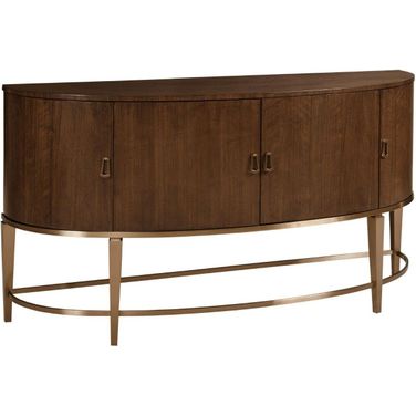 Vantage Warm Brown Gardner Demilune Sideboard