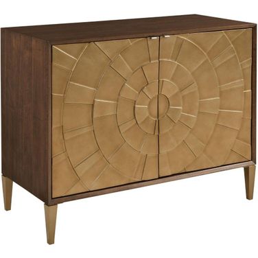 Norwalk Door Chest In Warm Brown